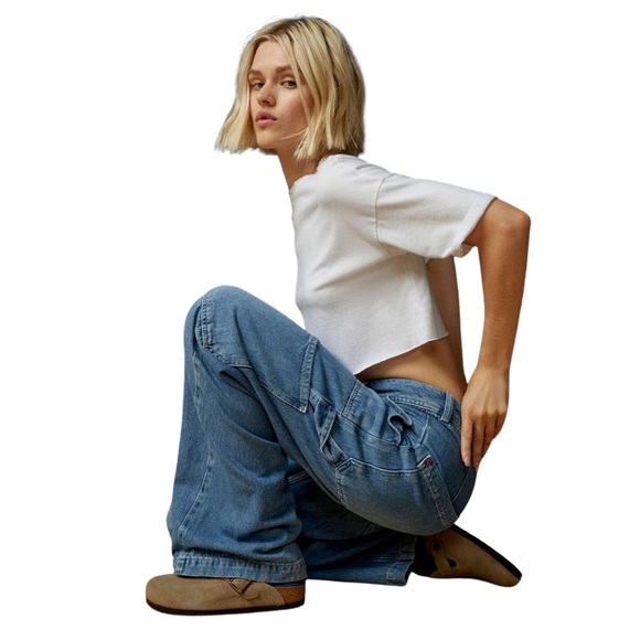 Urban Outfitters BDG Julian Wide-Leg Cargo Jeans - Picture 2 of 7
